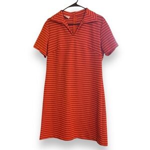 True Vintage Americana Striped Red and Blue Dress